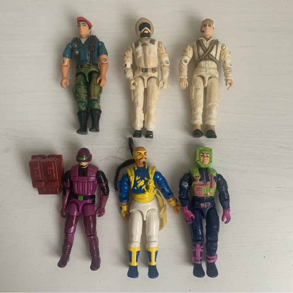 G.I. Joe 90s Action Figures Lot of 6 Hasbro